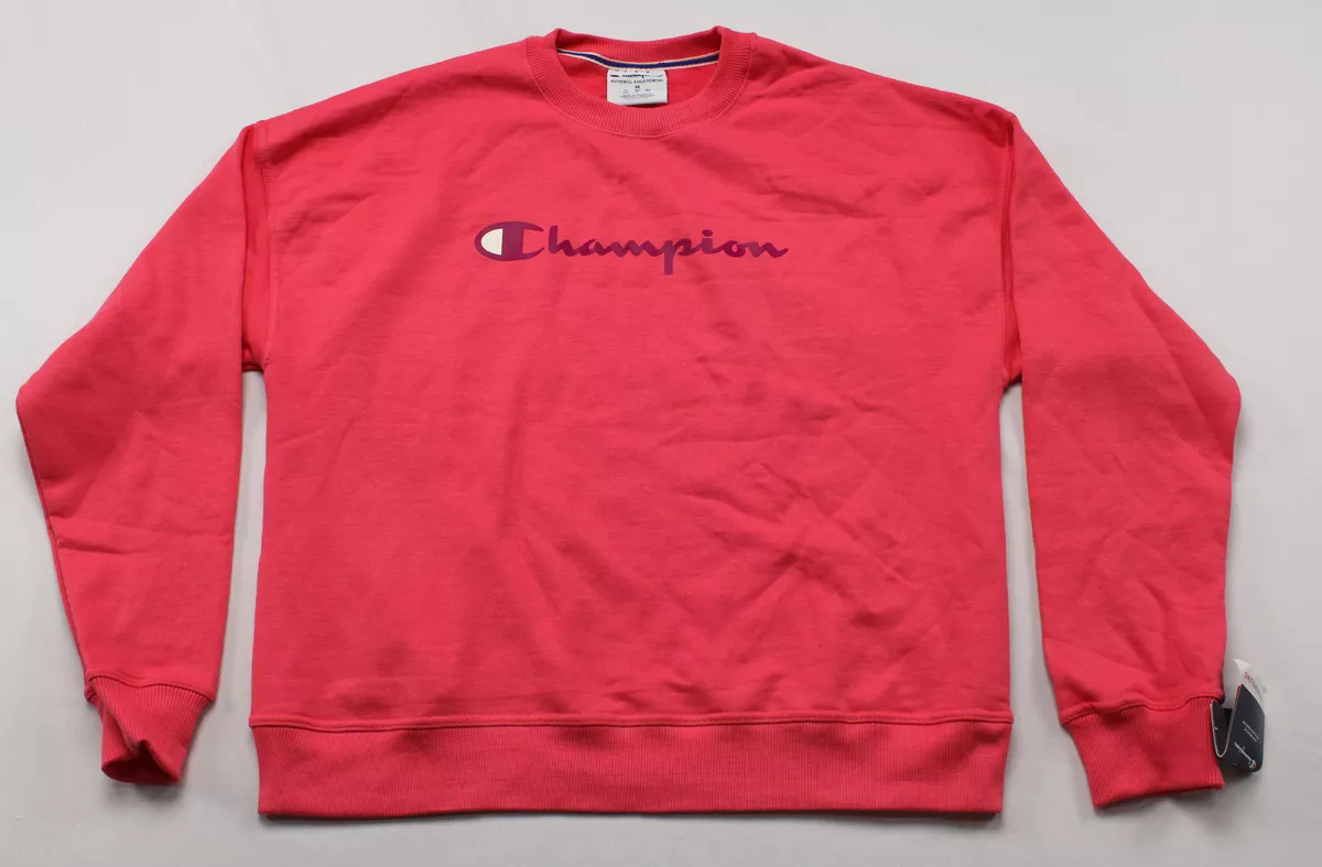 Peach champion crewneck top
