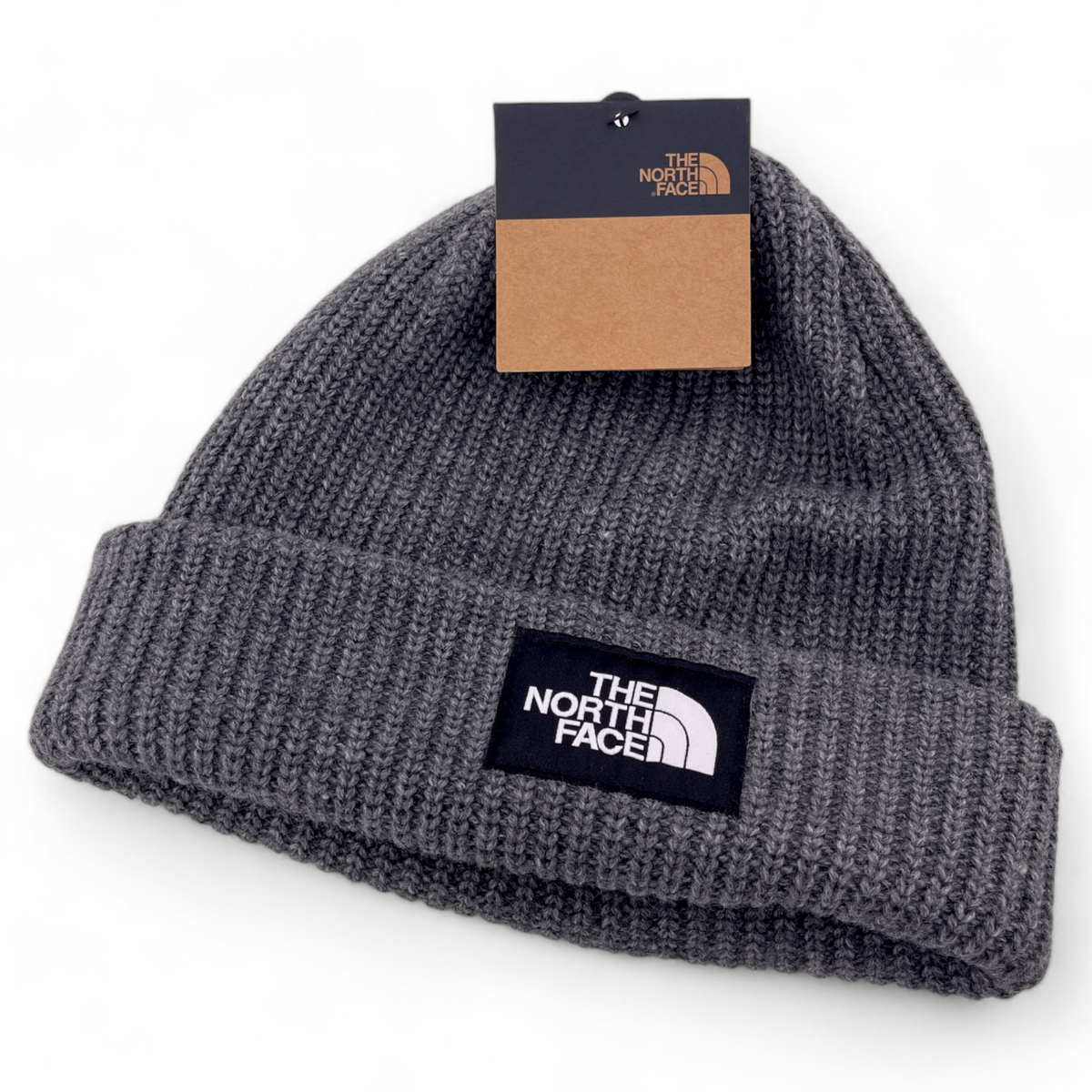 The North Face TNF Salty Dog Grey NF0A3FJWDYY Cuffed Beanie Knit
