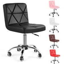 360° Rolling Swivel Adjustable Barber Chair PU Stool Home Office 5 Colors