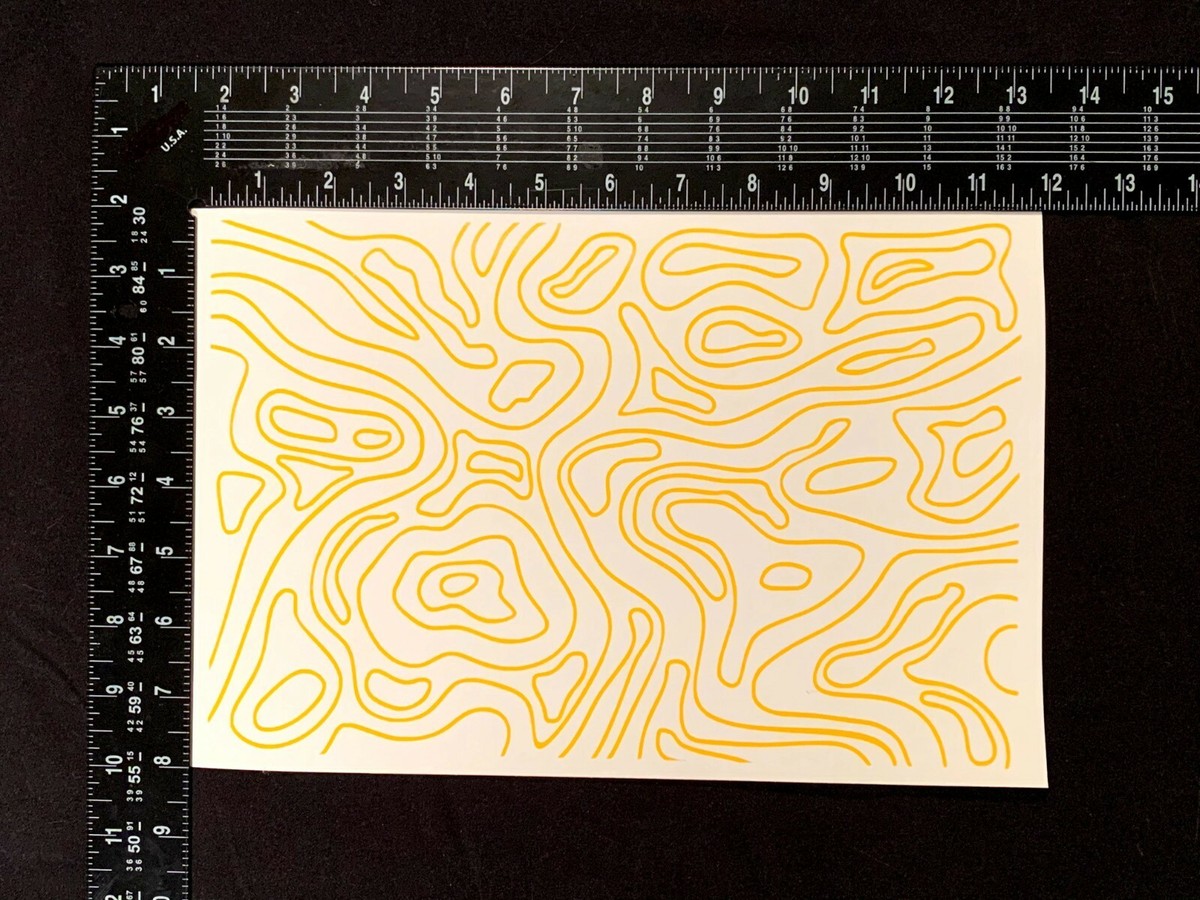 4 Sheets Topoflage Camo 8
