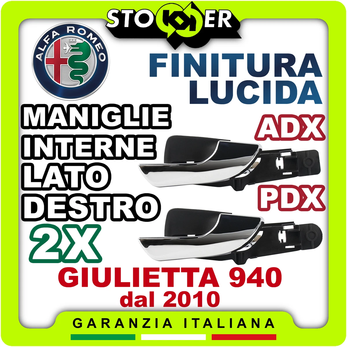 Qiilu Maniglia Interna Cromata Per Porta Auto, 2 Pezzi (sinistra E Destra), Compatibile Con Nissan Qashqai 2004-2013, Codici 80671-JD00E E 80670-JD00E