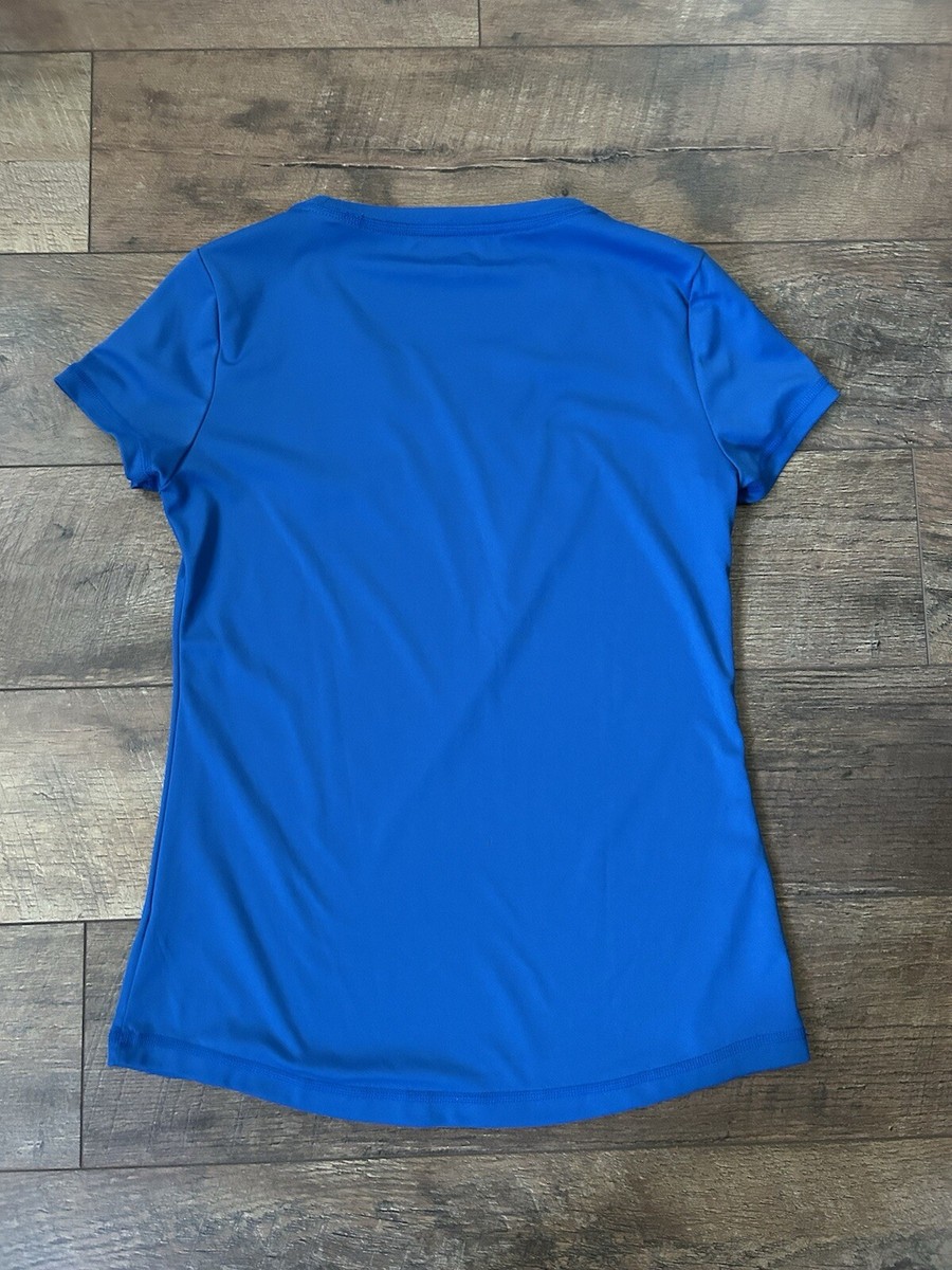 Fila Sport Women's Athletic SS Shirt- Sz Small Blue With multi