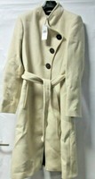 Mango Damen Wintermantel Wollmantel Beige Gr.Xl Neu Mit Etikett