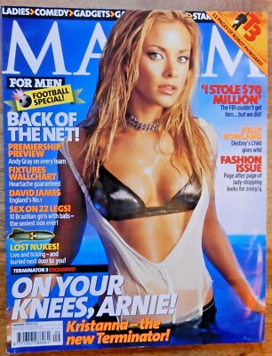 MAXIM MAGAZINE KRISTANNA LOKEN KELLY ROWLAND DAVID JAMES