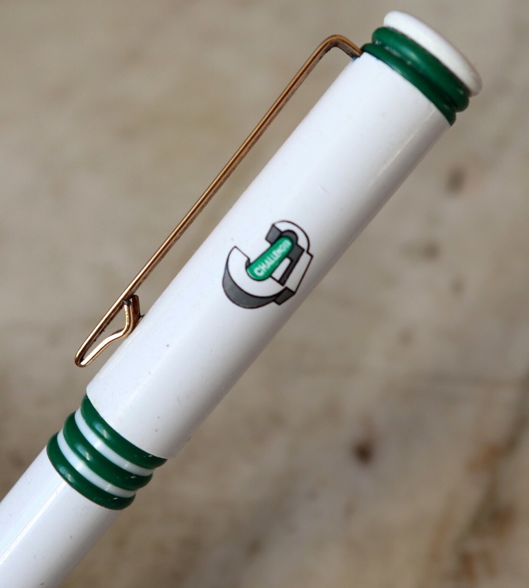 Stylo Plume Waterman Forum Blanc Et Vert - Version Challenger - Occasion Rare Et Prestigieuse
