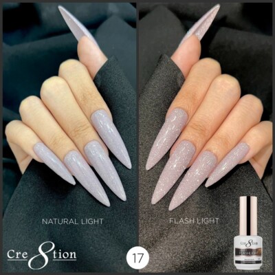 Cre8tion Soak Off Gel 0.5 Oz - Under Flash Light #17