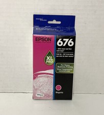 Genuine OEM Epson 676, Magenta XL Pro Ink Cartridge Exp. May 2023