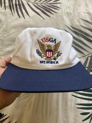 USGA Golf Golfing PGA Hat Snapback Cap Lid Rare Dope 