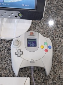 Sega Dreamcast Console Street Fighter Alpha 3 NFL 2K1 Blue VMU Controller Tested