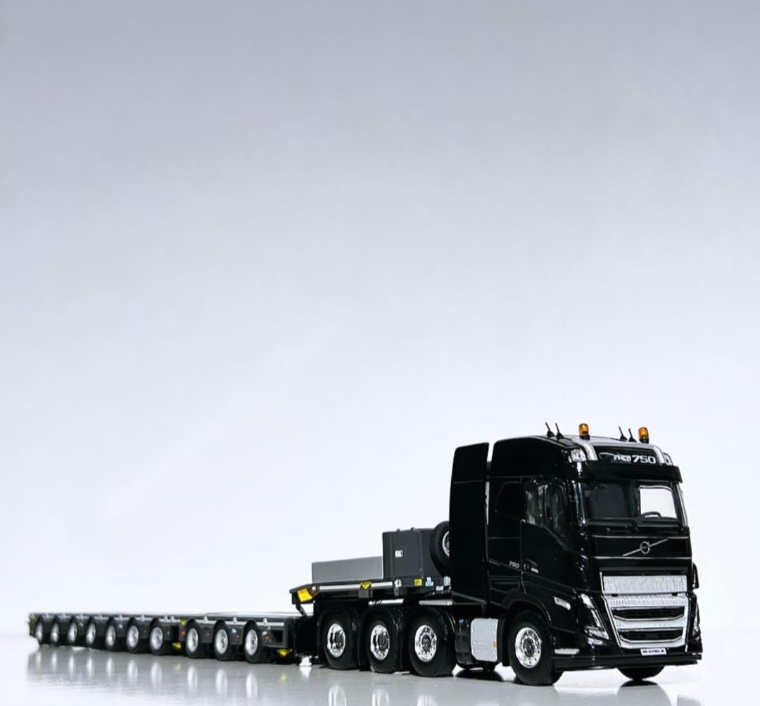 WSI 1/50 VOLVO Lowloader トレーラー WSI 1/50 VOLVO Lowloader トレーラー WSI Models - Volvo Lowloader