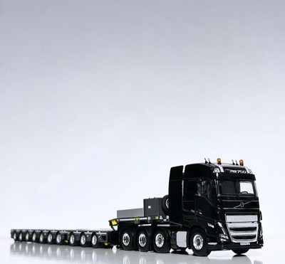 Volvo FH5 globetrotter 8x4+broshuis low loader 10 axle WSI truck