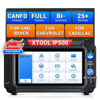 XTOOL IP500 For Chevrolet Chevy OBD2 Scanner, Bidirectional Scan Tool ABS Bleed
