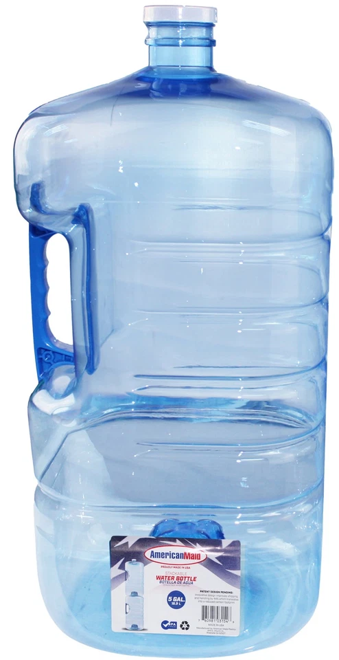 (Paquete de 2) Botella de agua apilable de 5 galones American Maid 640 oz ligera sin BPA Foto 3 de 4