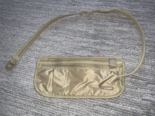 Pacsafe Coversafe Secret Waist Wallet Tan  One Size Two Storage Pockets