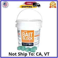 144 Count Rodenticide Blocks - Diphacinone Formula for Instant Rodent Control