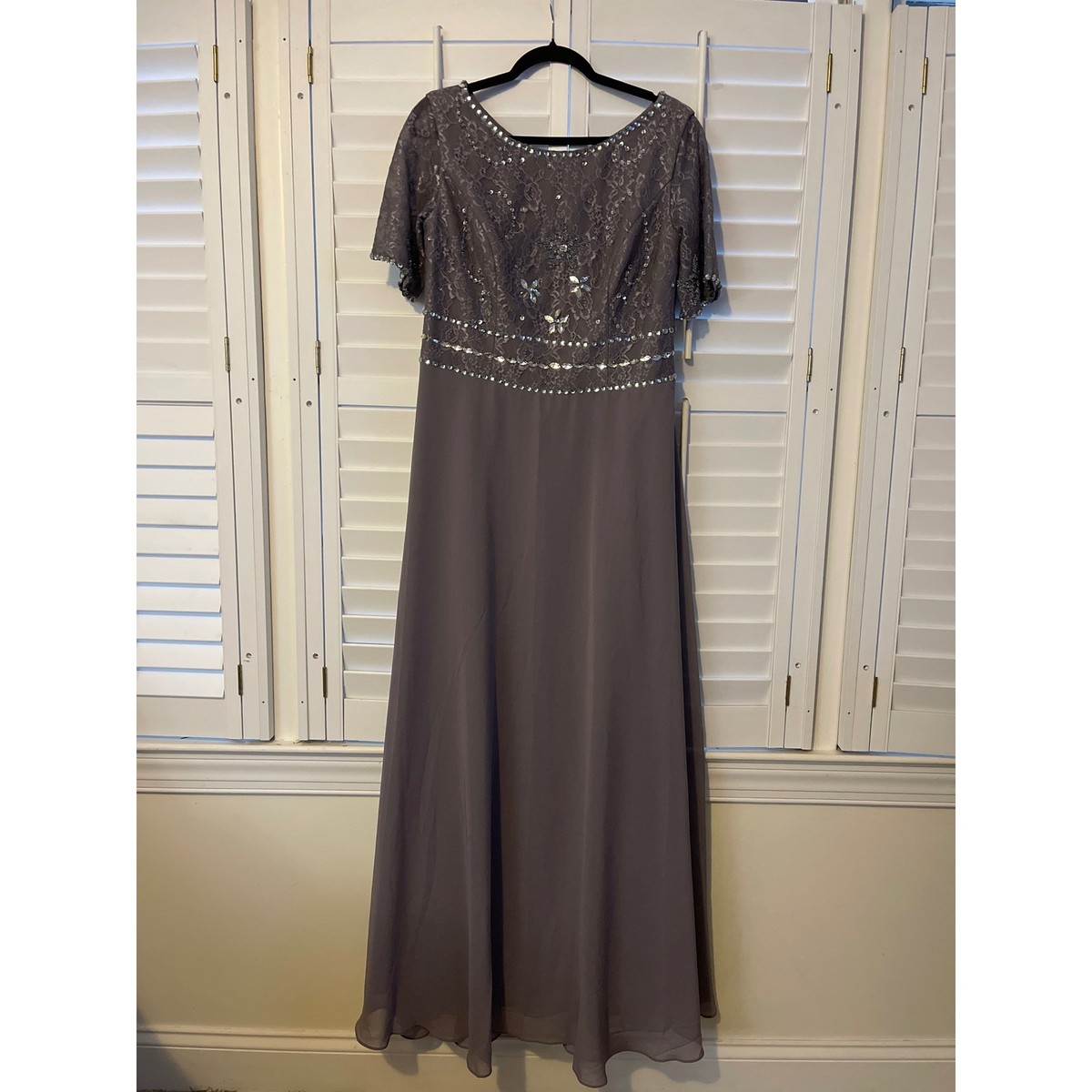 slim fit dress slacks Chiffon Long Formal Mother of the Bride Dress – The Dress Outlet