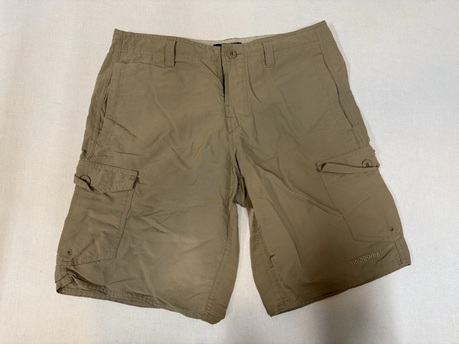 Patagonia Wavefarer Cargo Shorts 20in Men's 30 Woven Nylon Fishing 57