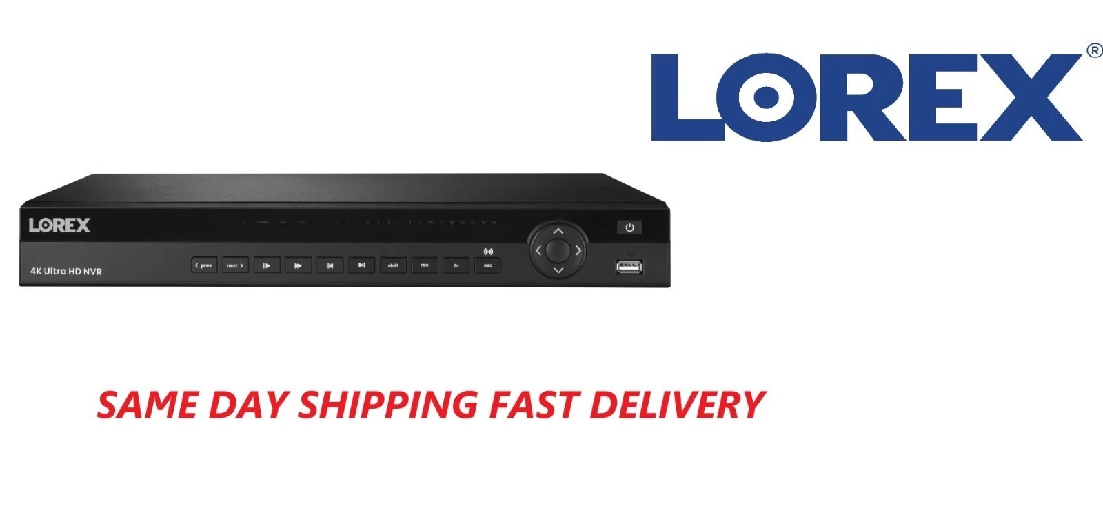 Lorex 6 TB NVR 16 Channel Wired Elite 4K Smart Network Recor