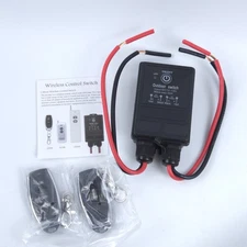Wireless Relay Switch 12V Remote Control Switch DC12V/24V/48V/72V 30A Relay w...