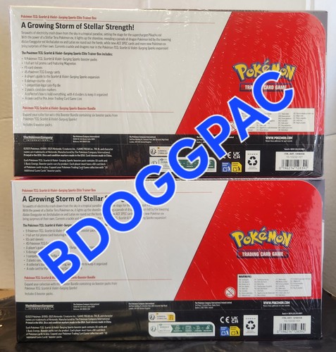 Pokemon Surging Sparks ETB & Booster Bundle Costco 2-pack. Factory Sealed 2BOXES - Picture 2 of 5