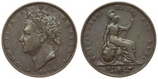 United Kingdom - Farthing 1826 - George IV