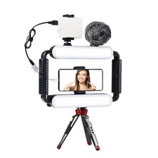 GVM Gimbal Stabilizer Phone Video Light Kit for Smartphone, Content Creator K...