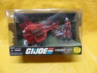 2008 GI Joe 25th Anniversary FIREBAT JET with A.V.A.C. Pilot/Box & Instructions