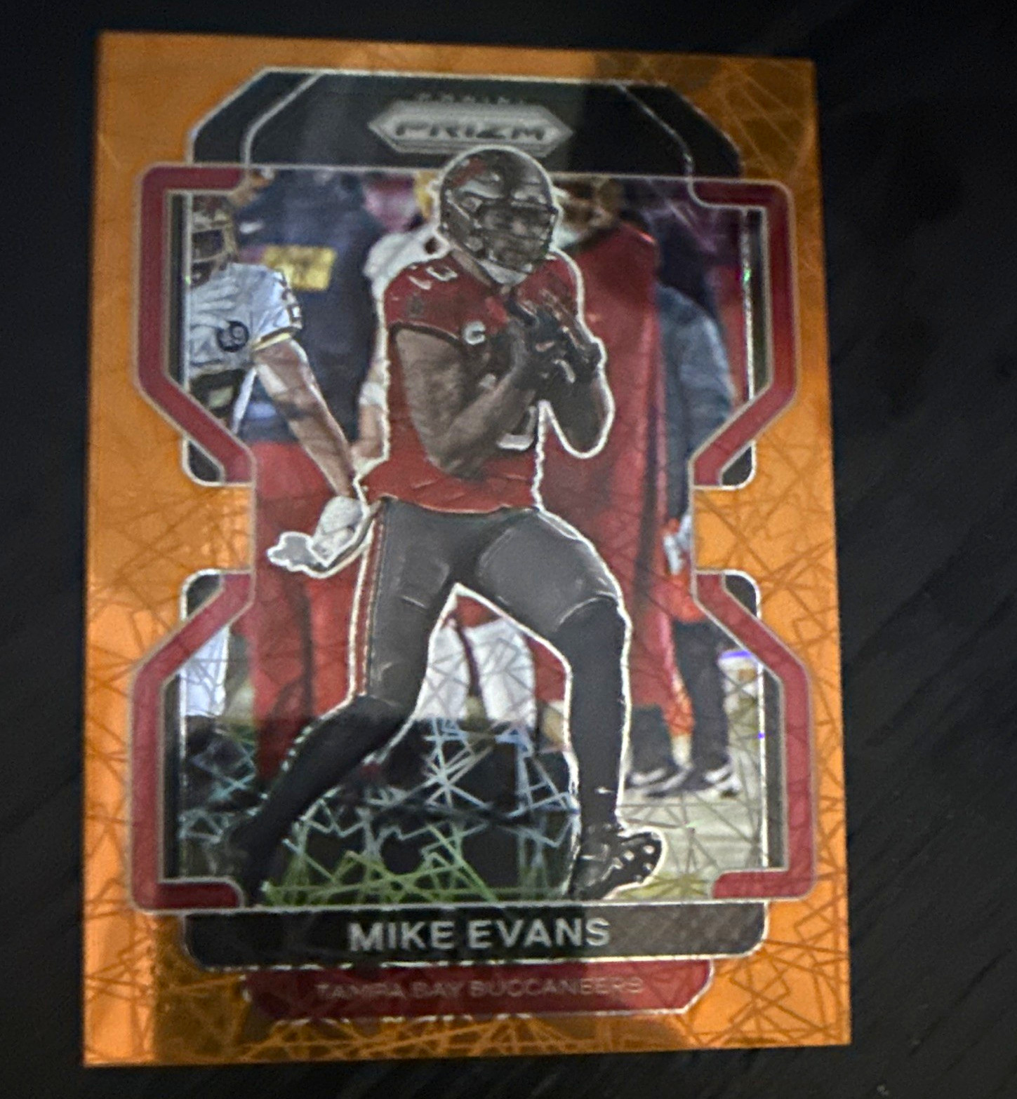 Panini 2021 Prizm Mike Evans Orange Prizm #290 Tampa Bay Buccaneers