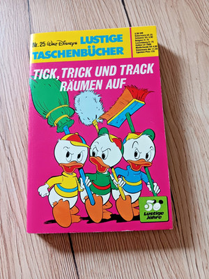 Disney LTB 25 :Tick,Trick & Track räumen auf/Erstauflage 77 ?/Z1-s. Beschreibung