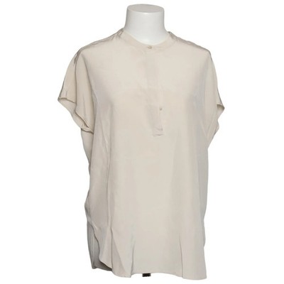 Hemisphere, Top, Größe: M, Beige, Seide, Einfarbig, Satin, Damen #nfr