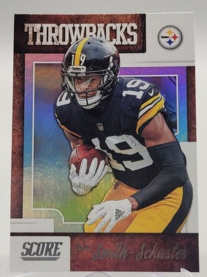 2019 SCORE JUJU SMITH-SCHUSTER THOWBACKS FOOTBALL CARD STEELERS NFL panini