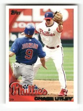 2010 Topps #300 Chase Utley Vintage Cardstock