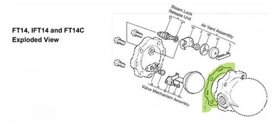 Spirax Sarco 1440081 Gasket fits FT14 / 14C / IFT14, 1/2'' & 3/4''