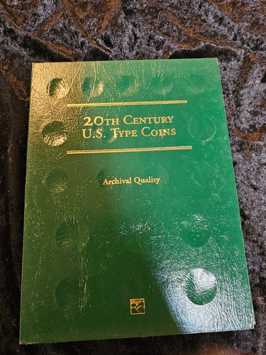 20th Century U.S. Type Coins Album – Archival Quality – Empty