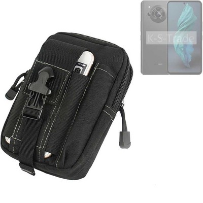 Holster für Sharp Aquos R7s Zusatzfächer Gürtel-Tasche Schutzhülle Tasche Sl