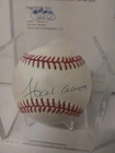 Hank Aaron Autographed Baseball With JSA Letter Of Authentication Certification