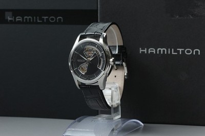[Fast neuwertig mit Box] HAMILTON Jazzmaster H325651 Open Heart Automatik...