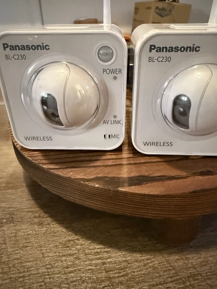 (2) Panasonic BL-C230 Video Monitoring Wireless Network Indoor Security Cameras - Image 2 of 4