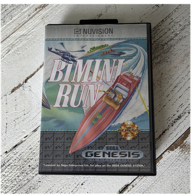 Bimini Run (Sega Genesis, NuVision Entertainment) Manual, Multiplayer, 1990