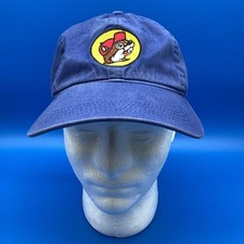 Buc-ee's Beaver Logo Blue Cotton Baseball Cap Hat One Size Fits Most