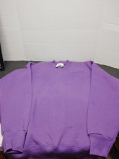 Lee Heavyweight Womens Crewneck Sweatshirt Purple Size Medium USA Made Vtg Retro
