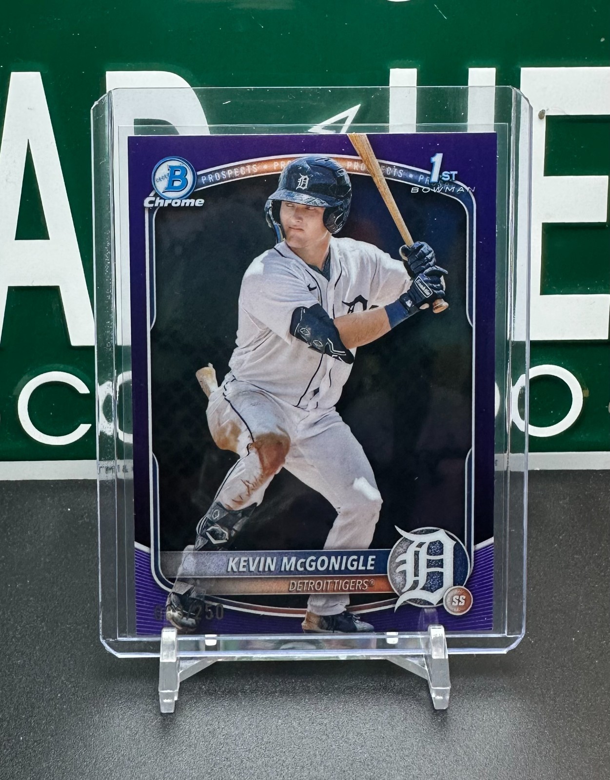 2025 Bowman Chrome Kevin McGonigle Chrome Purple Refractor 1st /250 BCP-79