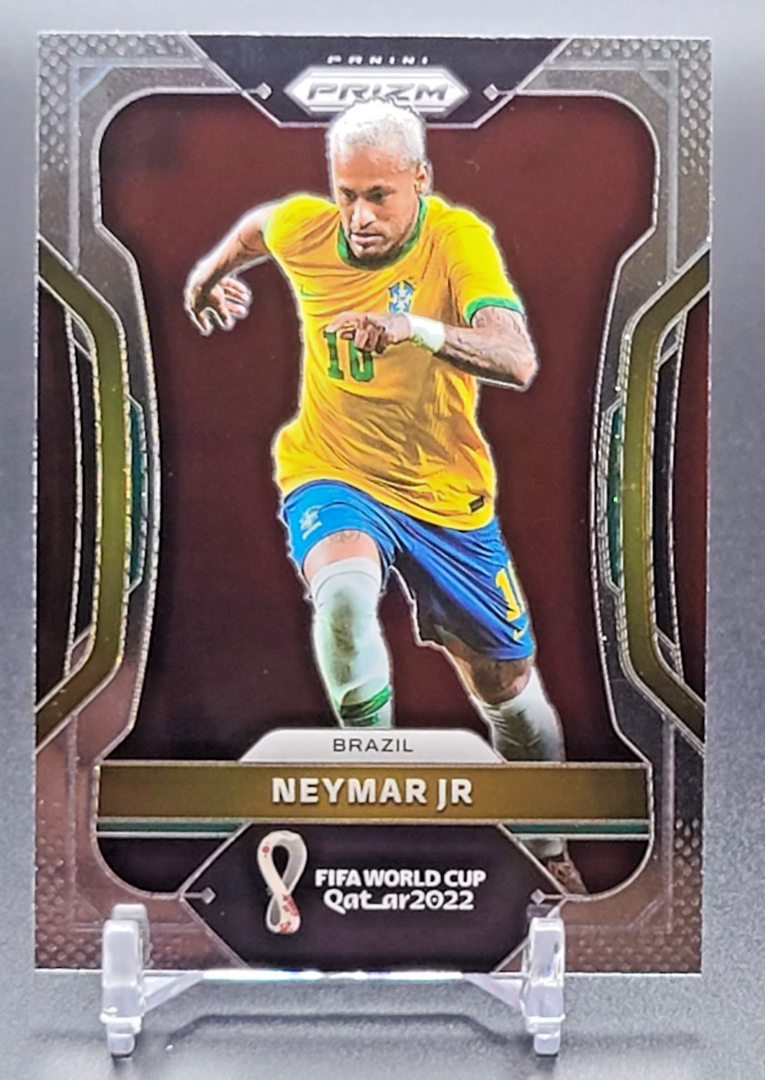 2022 Panini Prizm World Cup Qatar Neymar Jr Base #32 Brazil FIFA Brasil