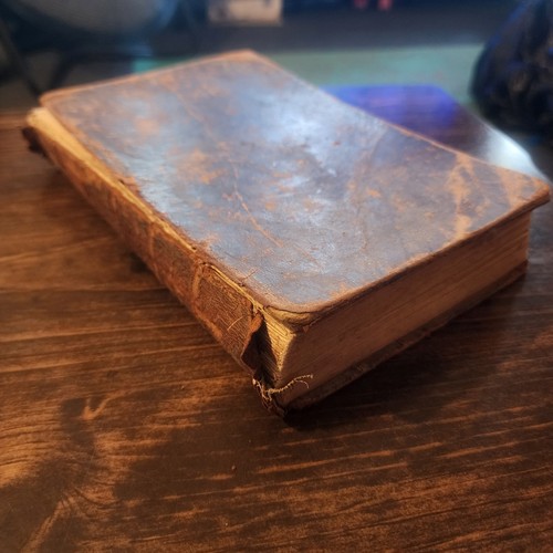 Antiq. 1845 New Testament PRE CIVIL WAR leather AMERICAN BIBLE SOCIETY New York - Picture 3 of 15