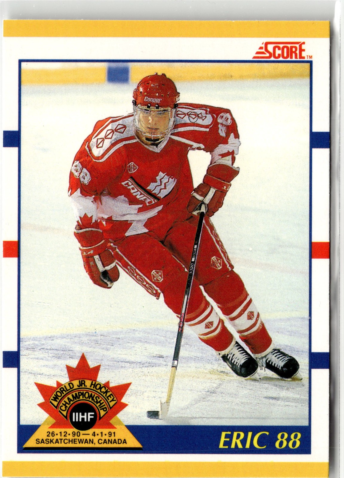 1990-91 Score Rookie and Traded #88T Eric Lindros