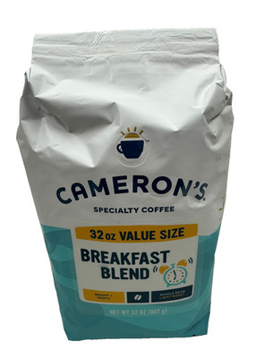 Cameron's Coffee Breakfast Blend Whole Bean, 32 Ounce Bag