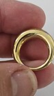 All Blues STERLING SILVER RING With 18k Gold Overlay Size 5.5 — photo 8