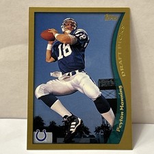 1998 Topps Peyton Manning Rookie Card#360  NM/Mint Condition. rookie card picture