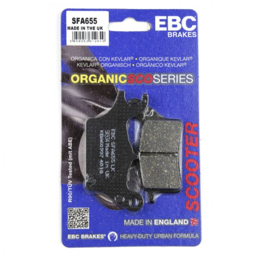 EBC Brake Pad Rear-Fits NIU ELECTRIC SCOOTERS NQi Cargo Scooter-GT|S 2023-25