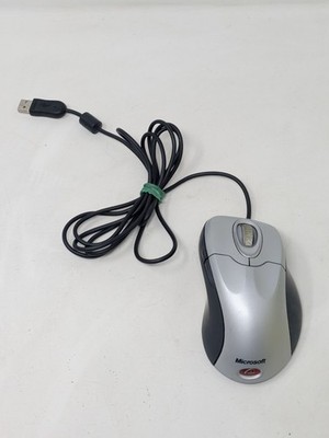 Microsoft IntelliMouse Explorer 4.0 a USB Model 1004 Silver 5 Button Tilt Wheel